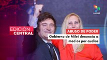 Gobierno de Milei denuncia a medios y periodistas por difundir audios de Karina Milei