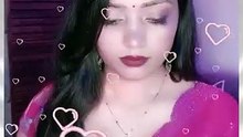 Indian girl in pink saree 250903 tango live Tango live video call see Periscope live video Imo video