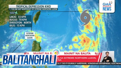 PAGASA - Low pressure area sa Extreme Northern Luzon, tropical depression Kiko na | Balitanghali
