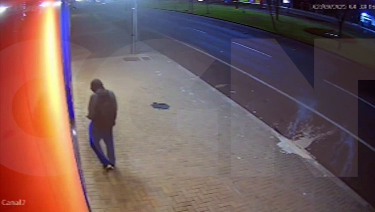 Câmera flagra arrombamento em empresa na Avenida Tancredo Neves