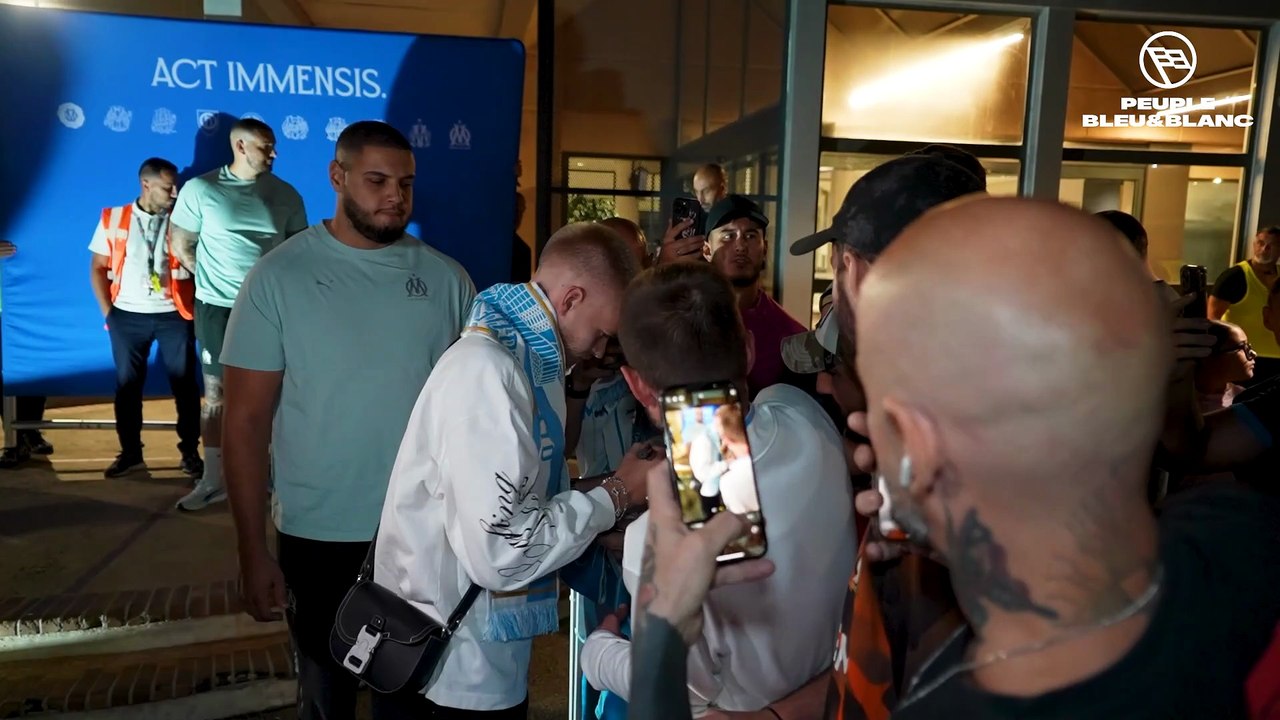 Premiers pas d'Arthur Vermeeren à l'OM