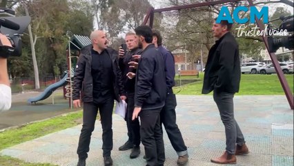 Neo-Nazi Thomas Sewell Confronts Victorian Premier Jacinta Allan in Shocking Press Conference