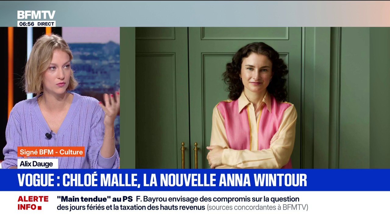 SIGNÉ BFM - Vogue: Chloé Malle, la nouvelle Anna Wintour
