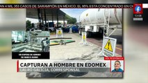 Autoridades detienen a un hombre por posesión ilegal de hidrocarburo en Ecatepec