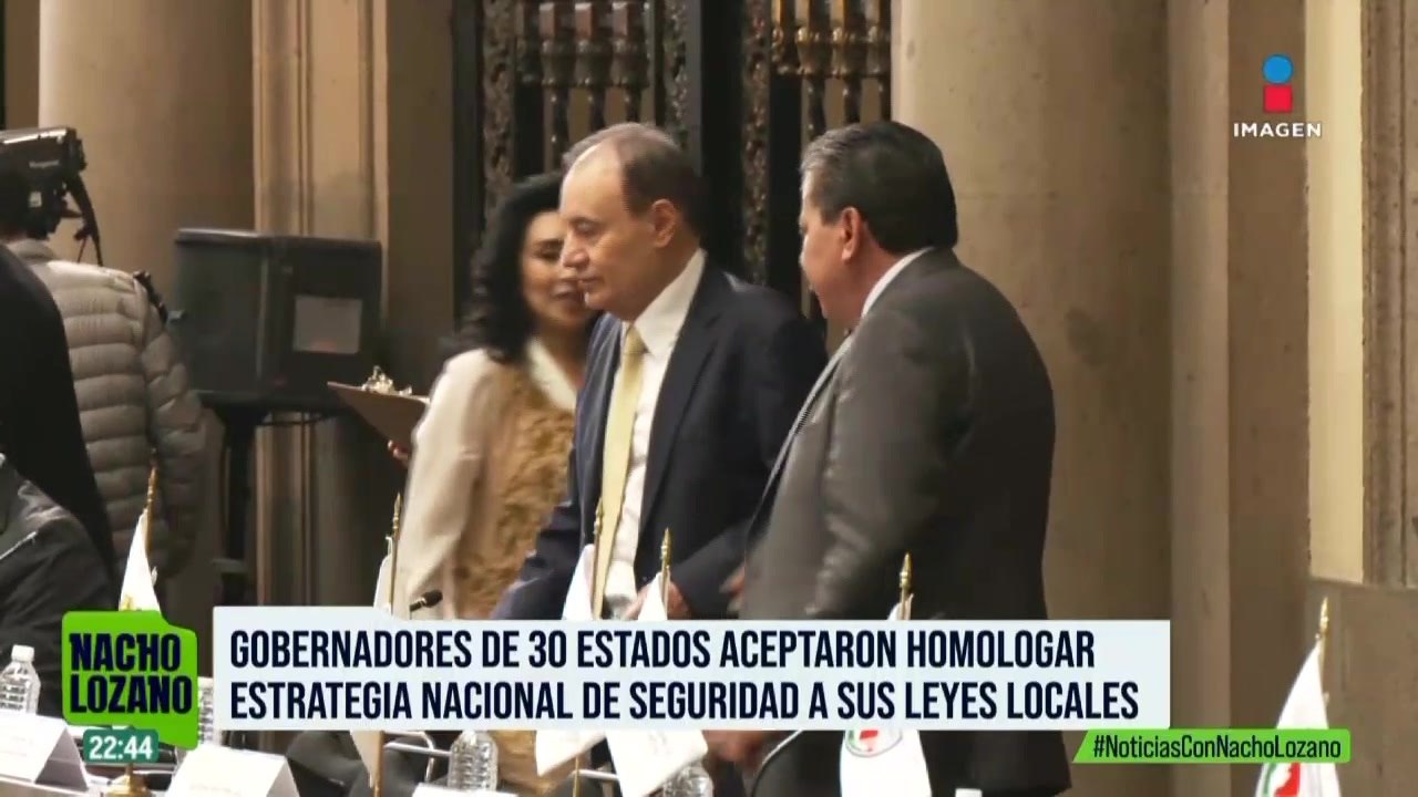 Gobernadores aceptan homologar la estrategia nacional de seguridad a sus leyes locales