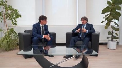 Illa y Puigdemont se reúnen en Bruselas durante una hora y media