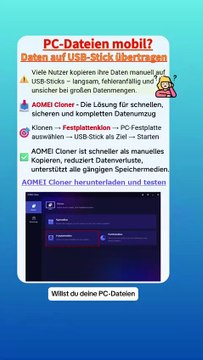 🖥️🔌PC-Dateien mobil? ✅ Daten auf USB-Stick übertragen
