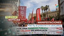 Andalucía se moviliza en defensa de la sanidad pública