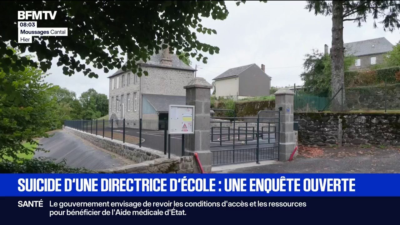 Une enquête ouverte après le suicide d'une directrice d'école dans le Cantal le jour de la rentrée