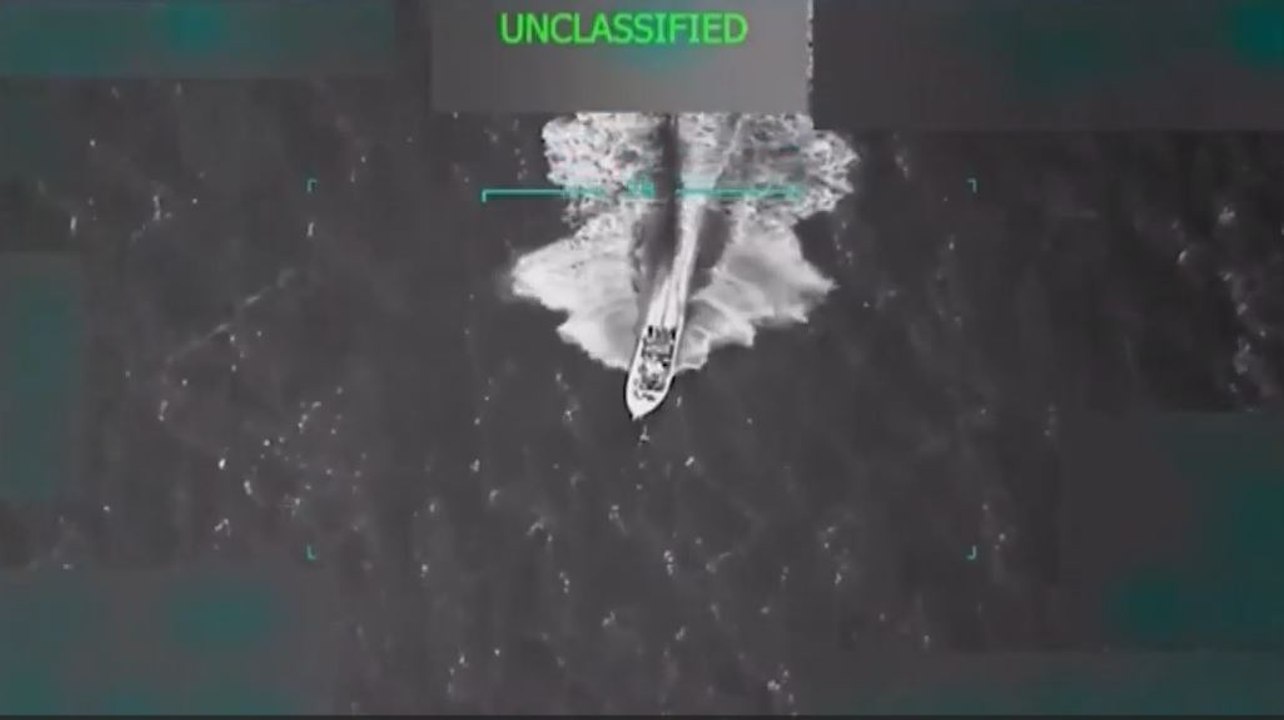 Trump afirma que las fuerzas armadas de EEUU eliminaron a 11 integrantes de el Tren de Aragua durante un "ataque cinético" contra "narcoterroristas"