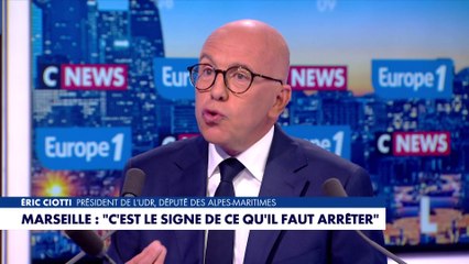 Eric Ciotti : «La France est soumise. On subit la violence, l'actualité et l'immigration»
