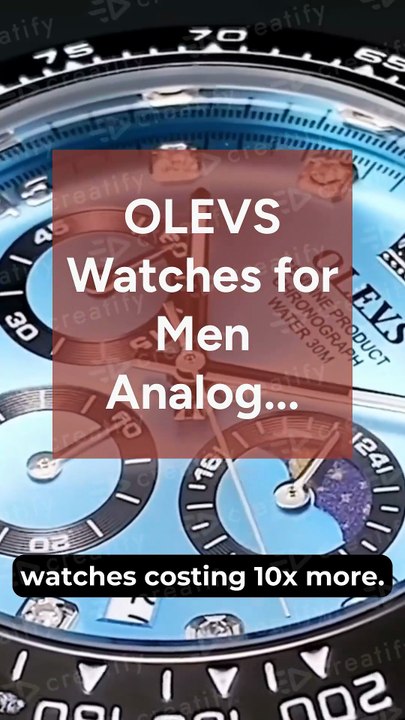 OLEVS Men’s Quartz Watch Review ✨ Waterproof, Stylish & Gift Ready
