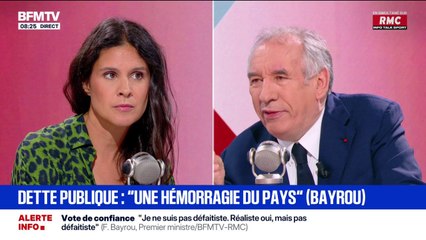 Vote de confiance: "Tu parles d'un exploit faire tomber le gouvernement", déplore François Bayrou