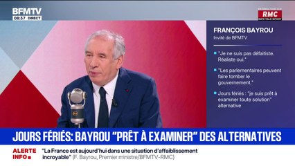 Le durcissement de l'AME "est une mesure de bon sens", souligne François Bayrou