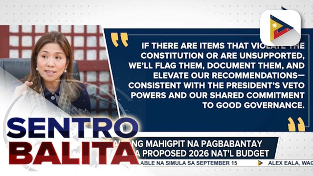 DBM, tiniyak ang mahigpit na pagbabantay sa bicam para sa proposed 2026 nat'l budget