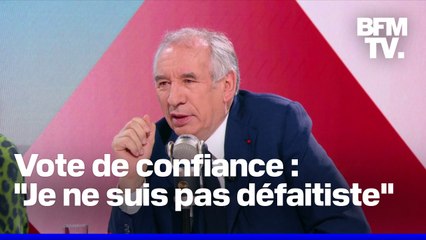 Vote de confiance, budget, oppositions...L'interview en intégralité de François Bayrou
