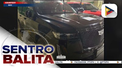 BOC, hawak na ang 12 sasakyan ng pamilya Discaya na sakop ng search warrant; mga Discaya, may 15 araw para iprisenta ang mga dokumento ng mga sasakyan ayon sa BOC | ulat ni JM Pineda