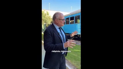 Metro a Roma, il sindaco Roberto Gualtieri presenta la stazione Anagnina appena rinnovata