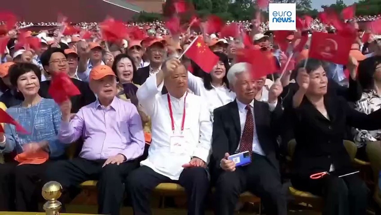 Putin, Xi und Kim bei Militärparade in Peking: 'Wahl zwischen Frieden und Krieg.'