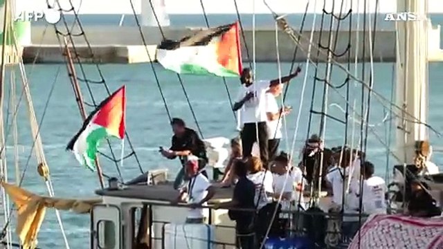 Seconda partenza della Global Sumud Flotilla da Barcellona verso Gaza