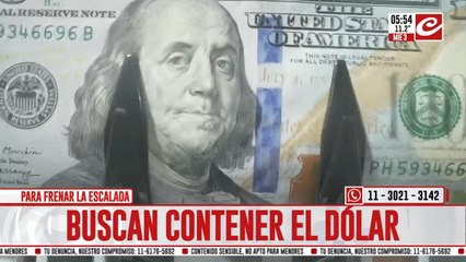 El Gobierno interviene en el mercado para frenar la escalada del dólar