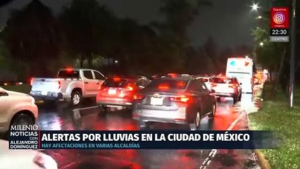 Alertas por lluvias activadas en la Ciudad de México, Gustavo A. Madero en alerta púrpura