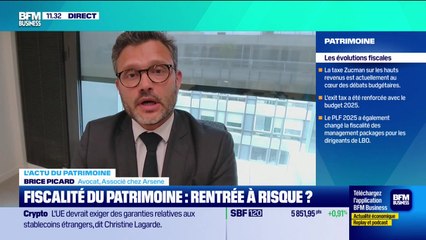 L'actu du patrimoine : Fiscalité du patrimoine, rentrée à risque ? - 03/09