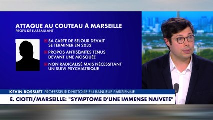 Kevin Bossuet revient sur l'agression au couteau à Marseille