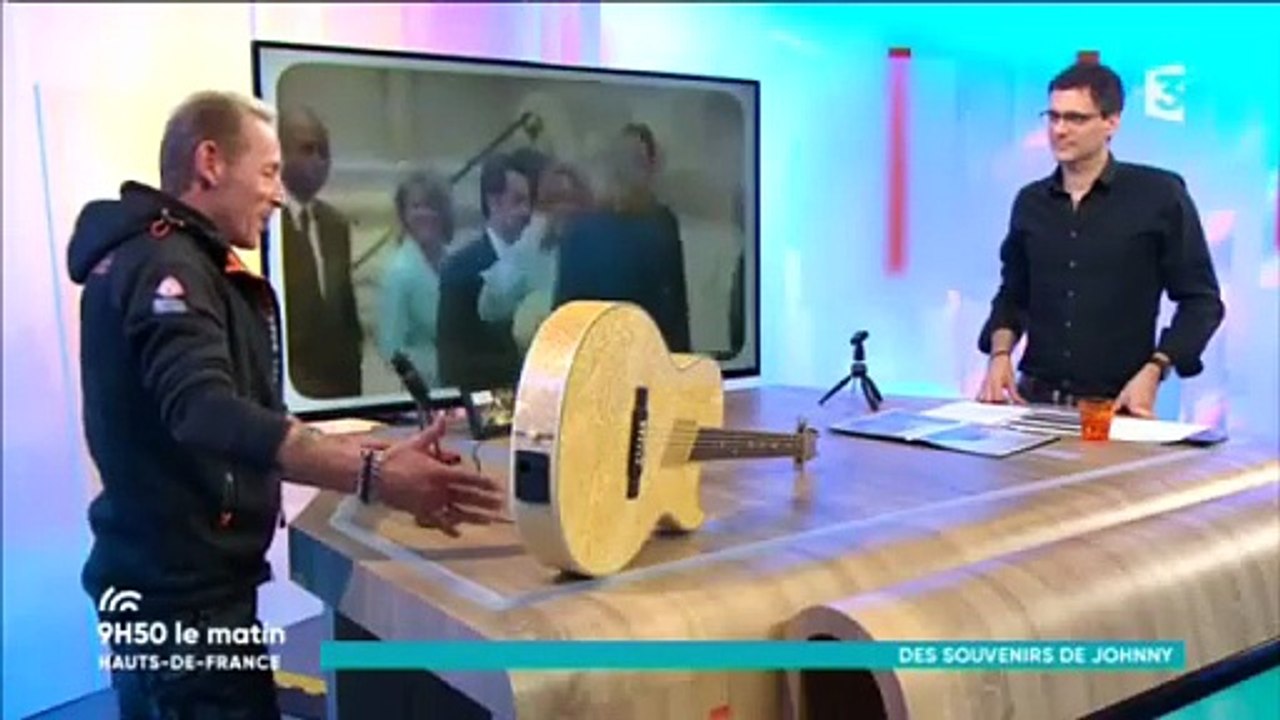 Johnny Hallyday – 06 décembre 2017 – France 3 Hauts-de-France – 9H50 Le Matin : Hommage après son décès