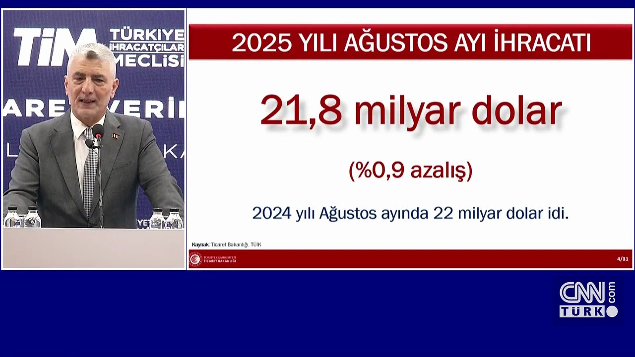 Bakan Bolat, dış ticaret verilerini açıkladı