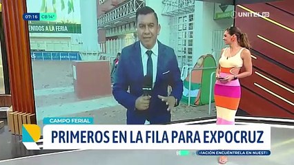 Deibyd y Nikol, dos jóvenes buscan ser los primeros en ingresar a Expocruz 2025