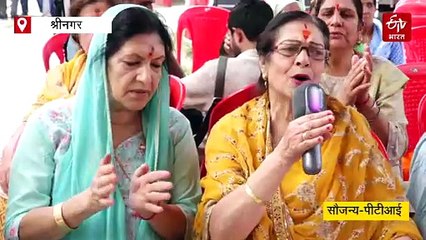 जम्मू कश्मीर: श्रीनगर में झेलम नदी में भव्य विसर्जन के साथ 'बप्पा' को दी गई विदाई