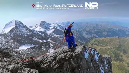 Peter Salzmann’s 347 km/h wingsuit record shown in new footage