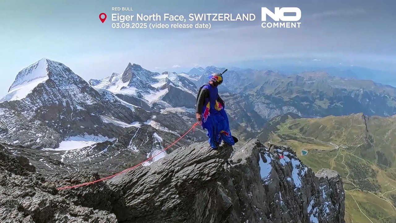 Peter Salzmanns 347 km/h Wingsuit-Rekord in neuen Aufnahmen