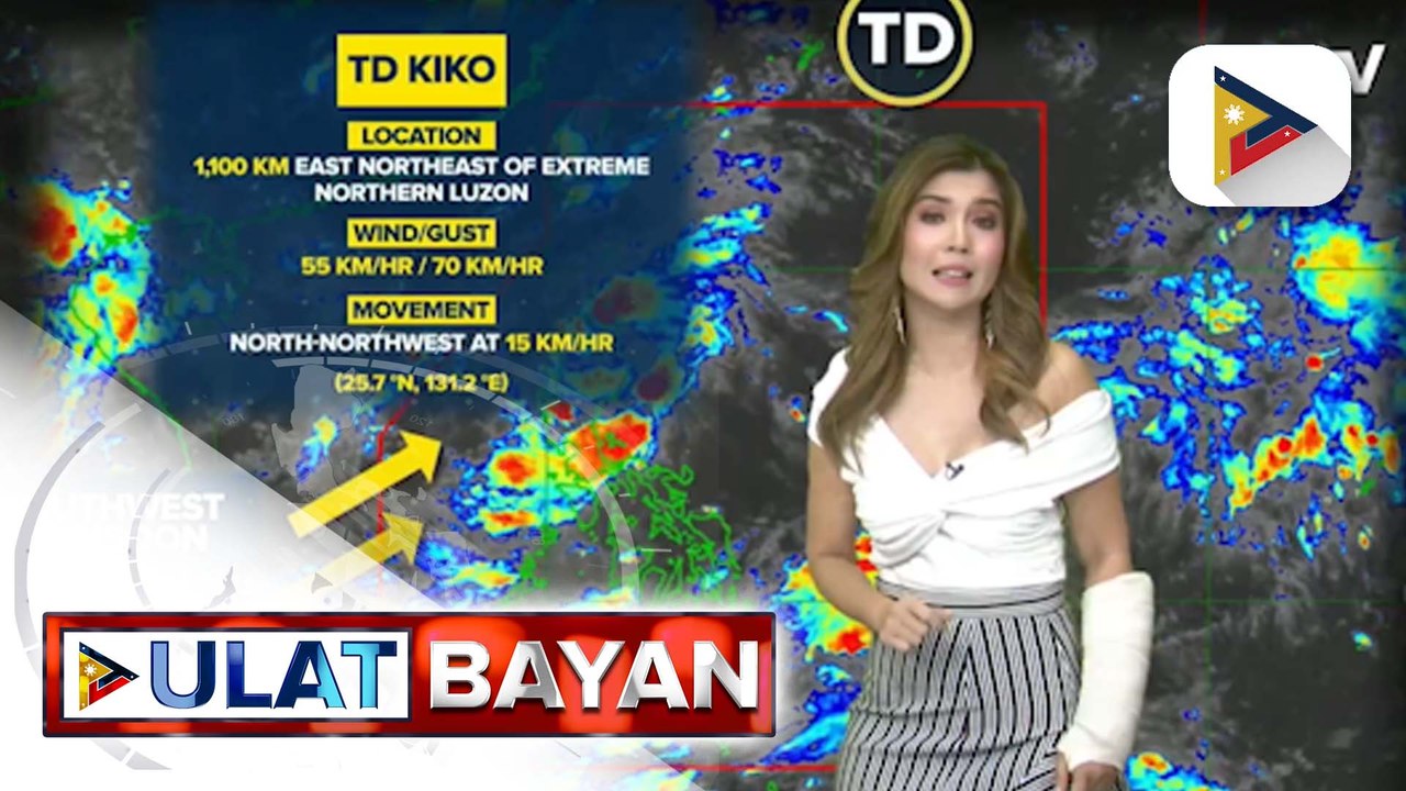 Bagyong #KikoPH, nakalabas na ng PAR; habagat, patuloy na nagpapaulan sa malaking bahagi ng bansa | ulat ni Ice Martinez