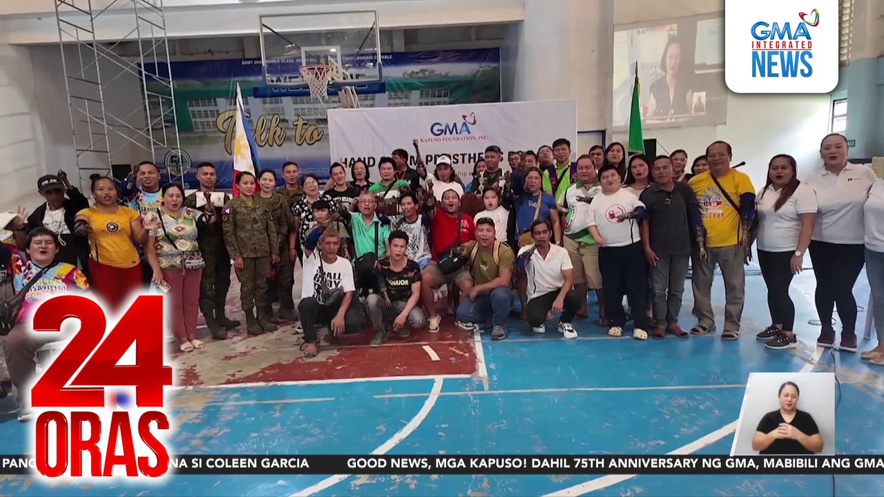42 PWD, binigyan ng arm & hand prosthesis ng GMA Kapuso Foundation at LN-4 Foundation | 24 Oras