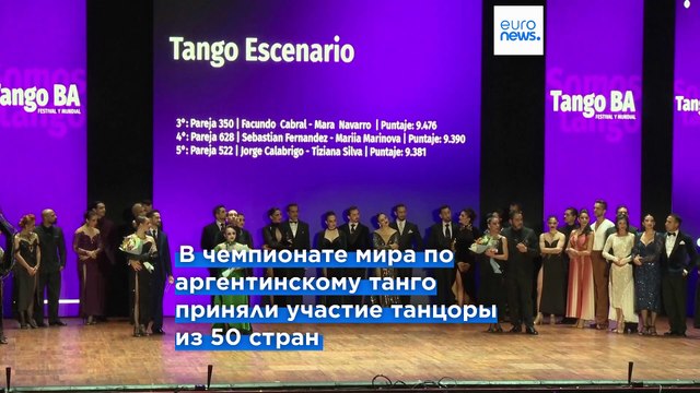 Чемпионат мира по танго выиграли аргентинские пары