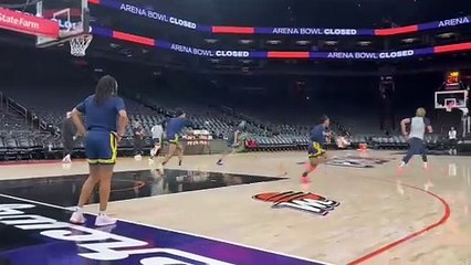 Caitlin Clark shows her nasty mode during Indiana Fever practice full of team chemistry