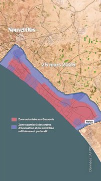 Gaza : visualisez comment la zone autorisée aux Palestiniens s'est réduite comme peau de chagrin