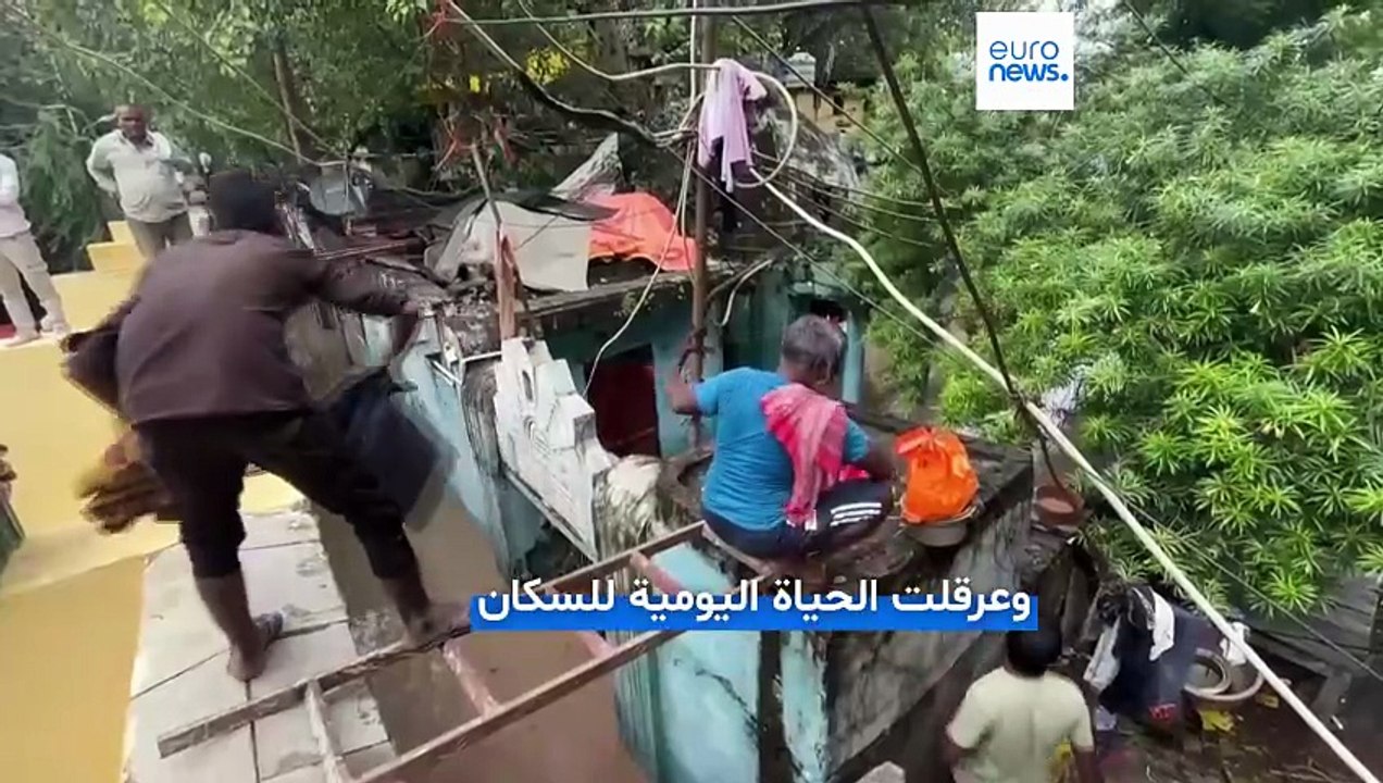 فيضانات وانهيارات أرضية متلاحقة تضرب شمال الهند...
