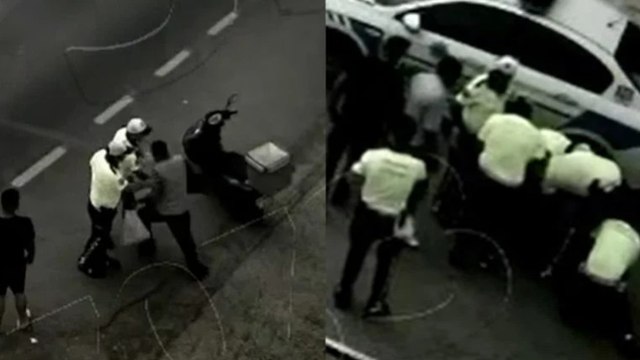 Tunceli'de motokurye ve polis arasında arbede: 'Darp edildim' diyerek şikayetçi oldu