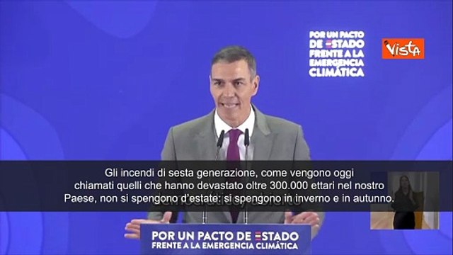 Incendi in Spagna, Sanchez: Cambiamento climatico uccide
