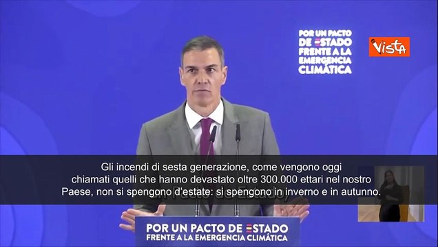 Incendi in Spagna, Sanchez: Cambiamento climatico uccide