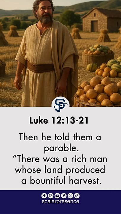Luke 12:13-21 #Luke1213_21 #RichFool #GospelOfLuke #ParableOfTheRichFool #BewareOfGreed