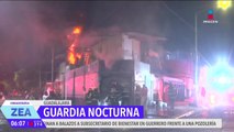 Se registra incendio en llantera de Guadalajara, Jalisco