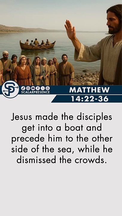 Matthew 14:22-36 #Matthew1422_36 #JesusWalksOnWater #GospelOfMatthew #SeaOfGalilee