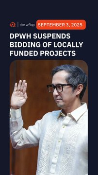DPWH suspends bidding of locally funded projects amid flood control mess