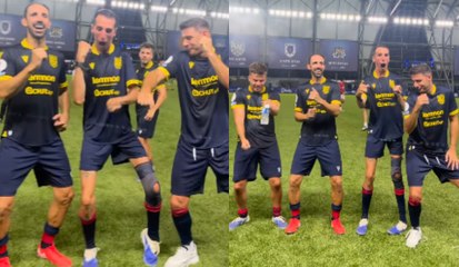 El baile más 'viral' de Joaquín y Juanfran en el Mundial de fútbol de Influencers