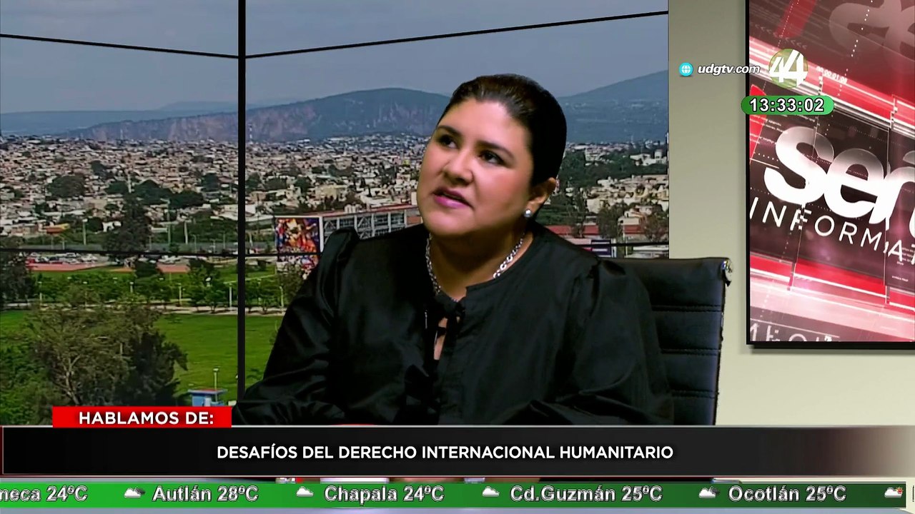 Alejandrina María José Sanabria Córdova habla sobre los Desafíos del derecho internacional.