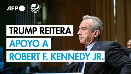 Trump apoya al antivacunas Robert Kennedy Jr., tras una intensa audiencia en el Senado